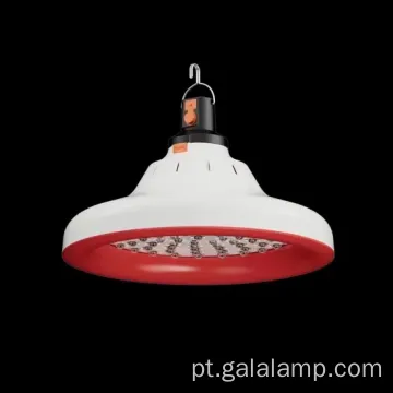 Lâmpada LED recarregável portátil para emergências